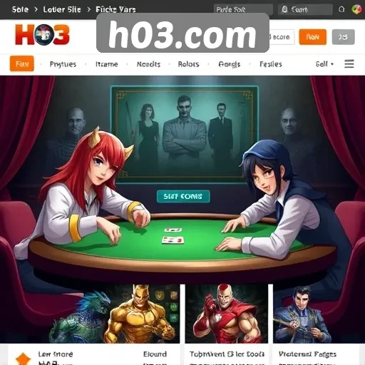 Perbandingan H03 Com dengan Situs Game Lain
